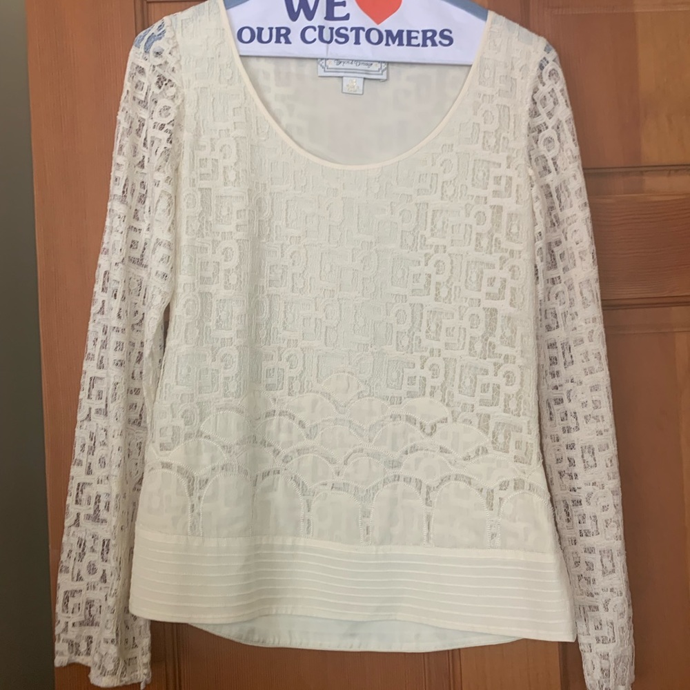 Beyond Vintage Lace Blouse